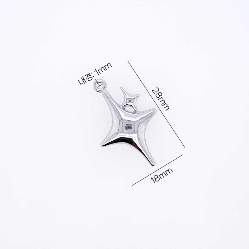 Metal Double Star Pendant Accessories