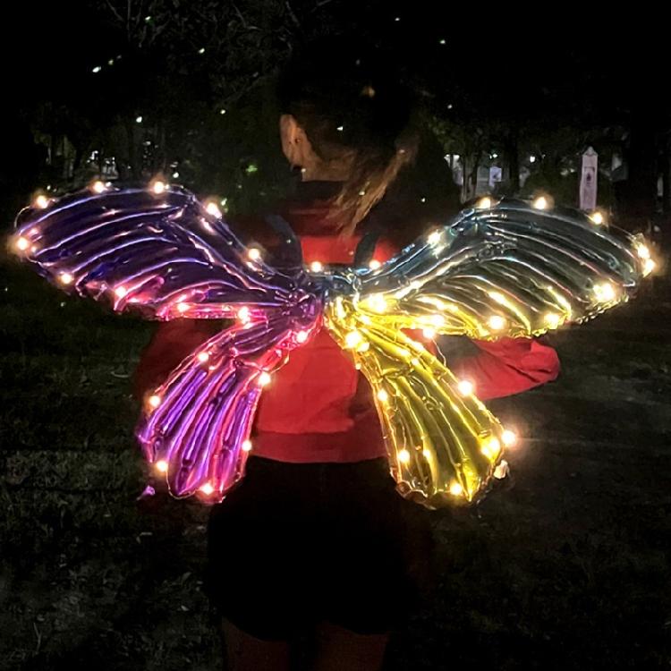 Balloon Fairy Wing Halloween Party Cosplay-Fairy Angel Butterfly-Wing Performances Costume Festival Rave-Stage Props