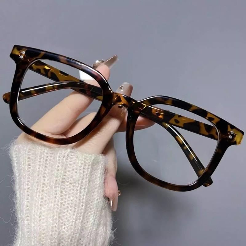 

KLASSNUM Blue Light Glasses Retro Anti Blue Light Eyewear Blocking Eyewear Large Frame Computer Eyeglasses Computer Work Eyewear