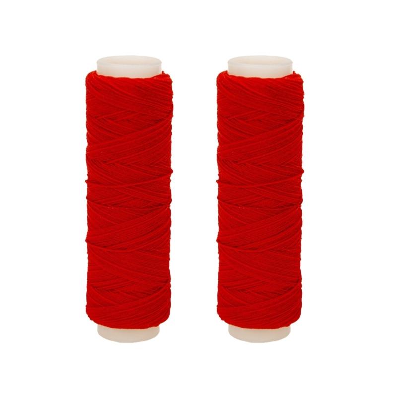 

2 Pack High Strength Nylon Fly Fishing Baits Line Elastic Lures Attachment Thread For Saltwater Freshwater Anglers 30m красный