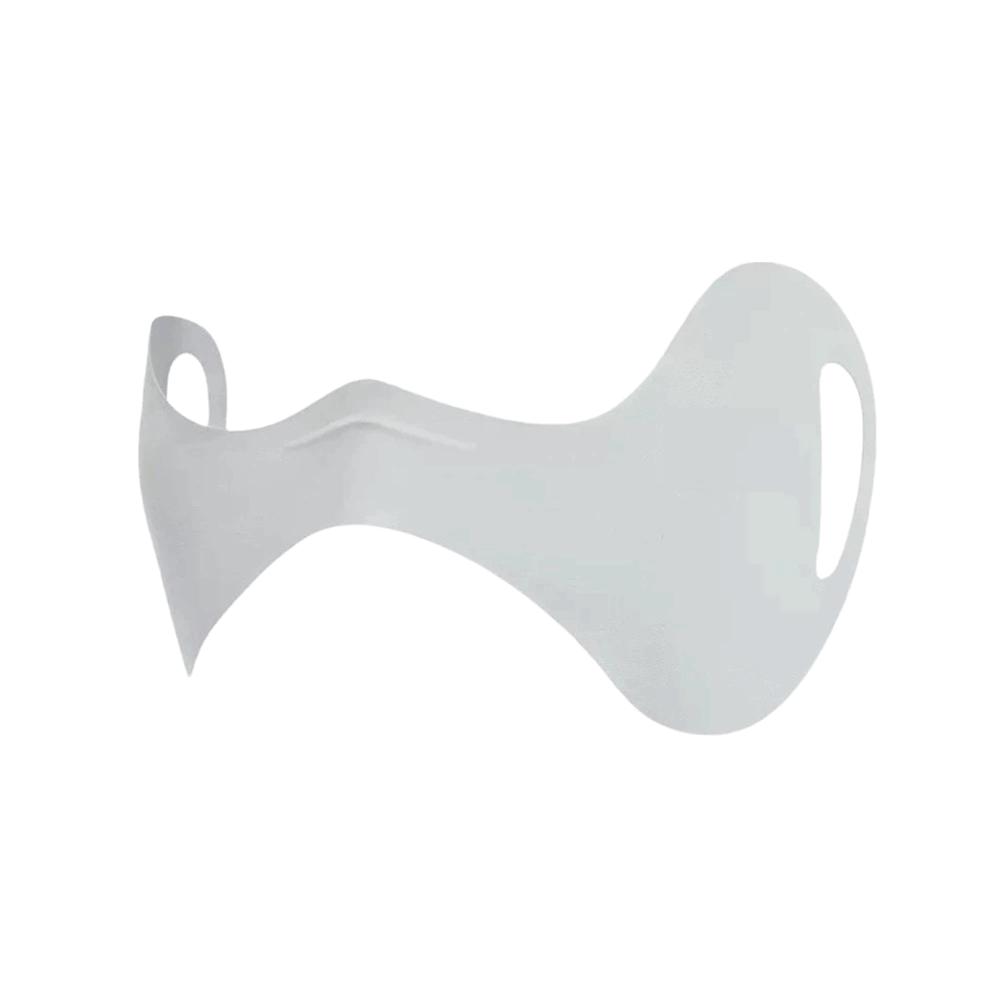

Elastic Golf Sunscreen Veil Thin Half Face Shield Earloop UV Protection Face Cover Cycling сірий