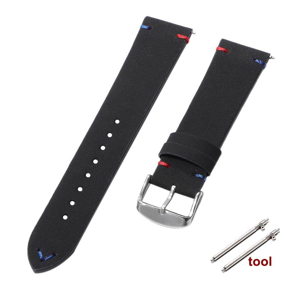 18mm 20mm 22mm Watch Strap Quick Release Brown Watchband Soft Leather Bands for Omega Business Wristband for Seiko 5 Bracelet