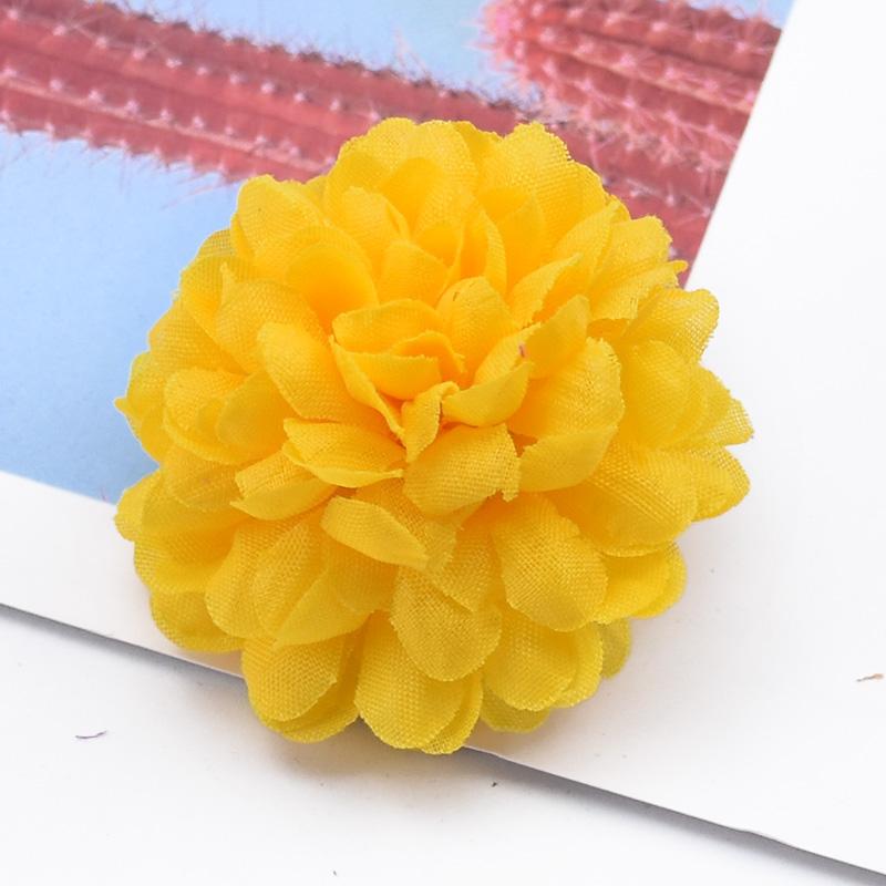 30Pcs Artificial Flower Pingpong Chrysanthemum for Wedding Wall Christmas Home Decoration Diy Gift Wreath Hot Sales High Quality