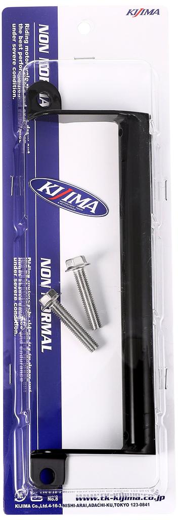 Kijima Motorcycle Handlebar Mounting for Ninja 250 Parts, Bar, Steel, ('13-'17), 22.2mm, Black, 204-067