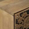 Sideboard with Storage Brown 40 x 33.5 x 75 cm Solid Mango Wood