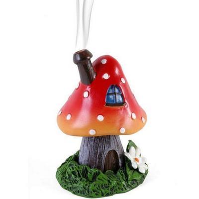 Quemador de cono de incienso Red Toadstool