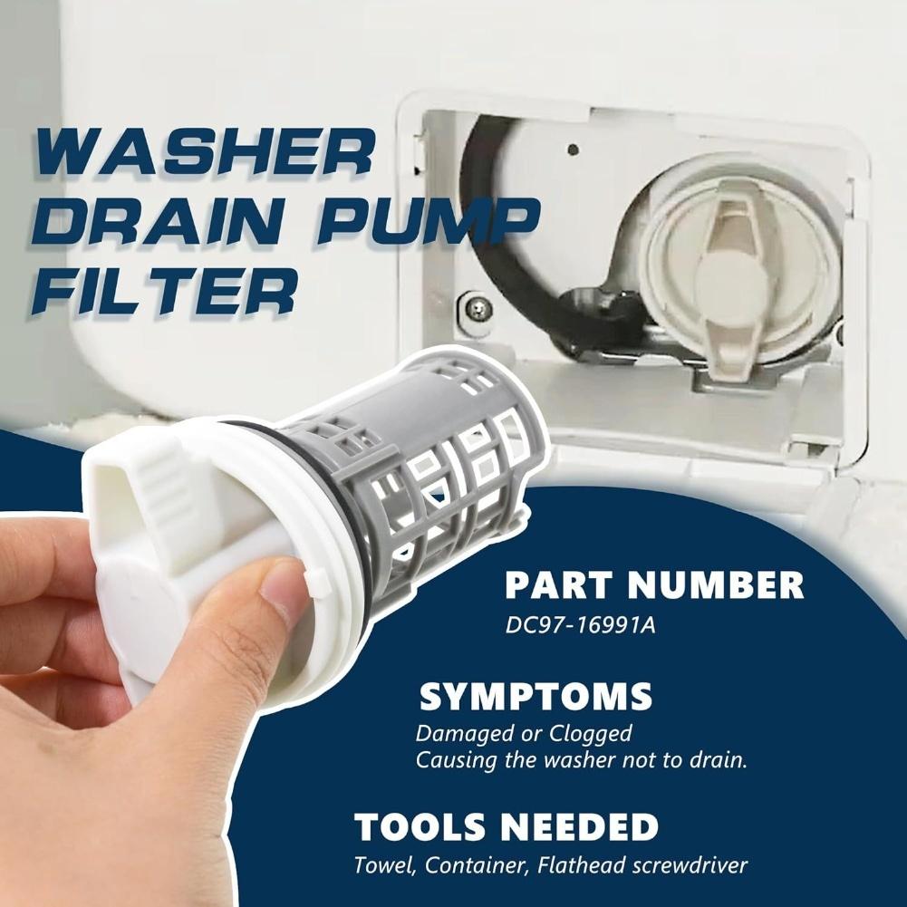 

For Samsung DC97-16991B Washing Machine Drain Pump Filter Replacement for Reliable Drainage and Debris Capture China Mainland
