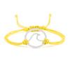 Bohemian Wax Rope Braied Bracelet for Women Men Charm Waves Adjustable Bangles Lucky String Bracelets Friends Gift Wrist Jewelry