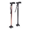 Niet-slip wandelstok voor ouderen, T-handvat, intrekbaar, aluminiumlegering, wandelstokken, opvouwbare kruk, wandelstok voor wandelen, trekkingstok