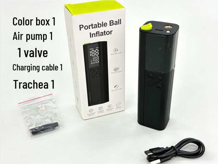 Portable Wireless Dual-Use Electric Tire Inflator with Digital Display Premium Electric Inflator Pump