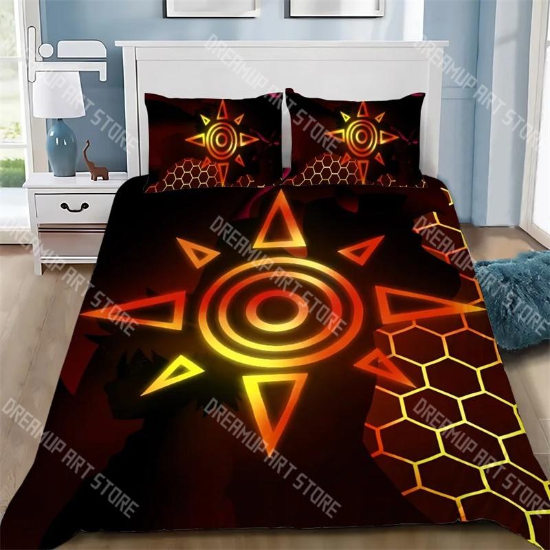 Fashion D-DigimonS Greymons Adventure Bedding Set Single Twin Full Queen King Size Bed Set Kids Bedroom Duvetcover Sets