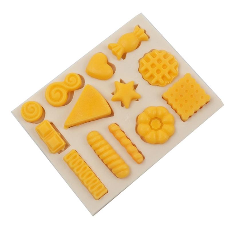 Cookie Candy Shaped Chocolate Moulds Mousse Molds Silicone Material Cake Decorating Gadget Baking Accessories for Baking