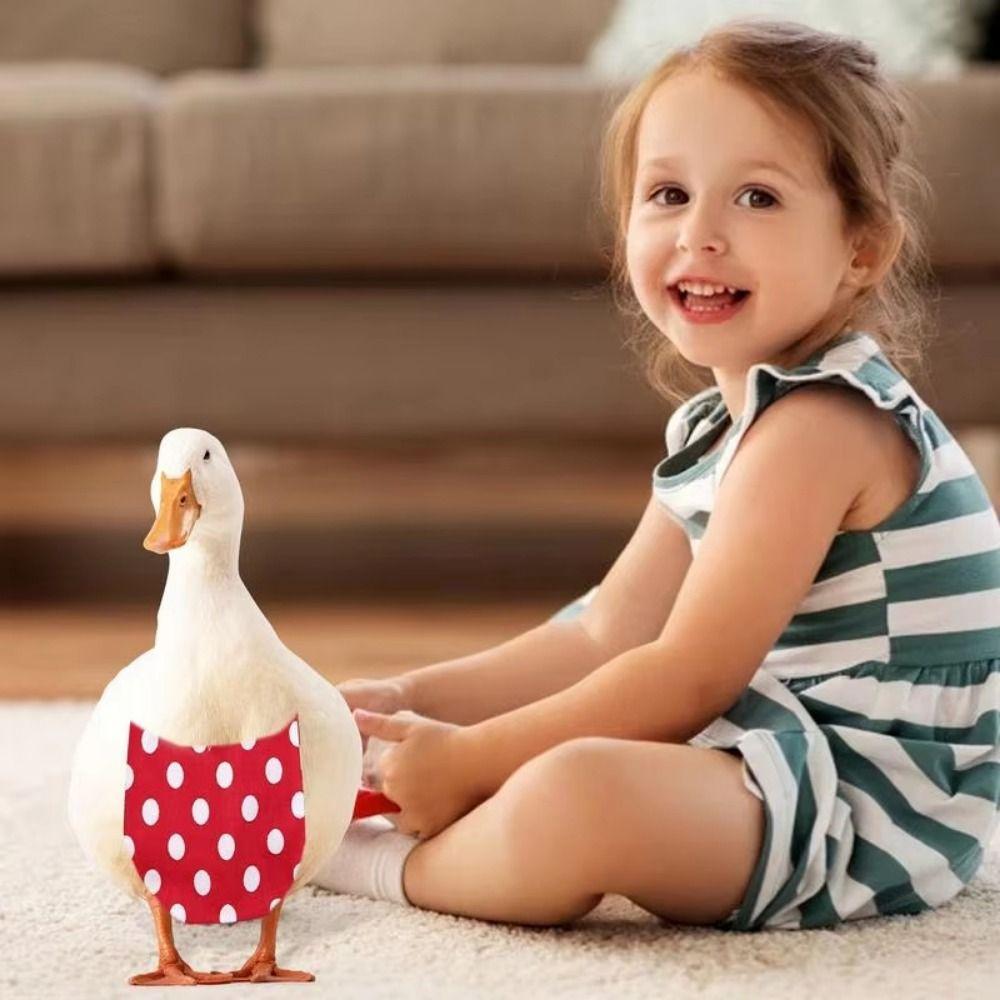 Cute Pet Duck Diaper Reusable Poultry Costume Hen Vest Goose Flight Suits  Poultry Supplies