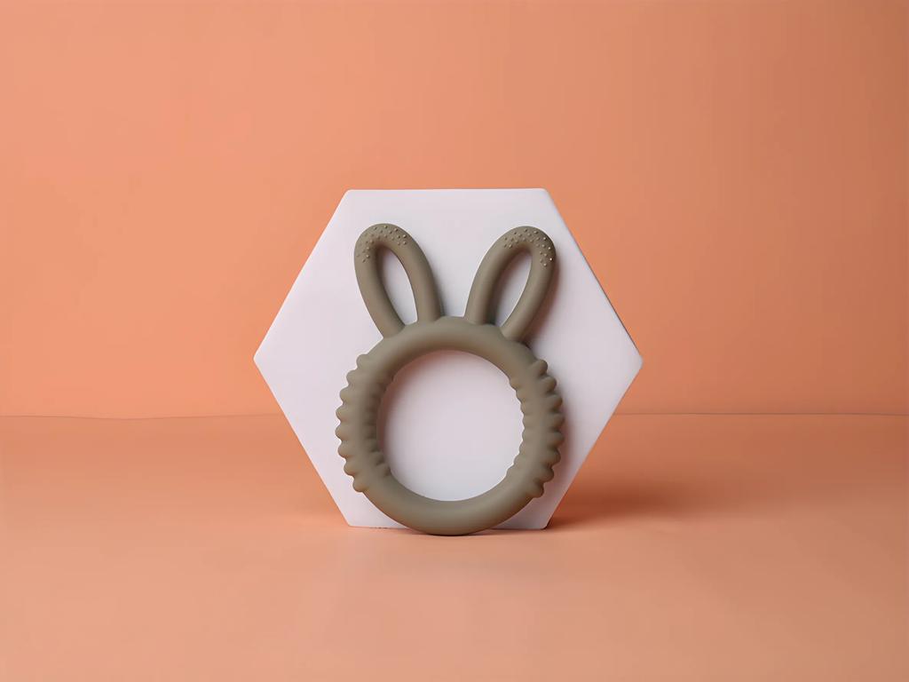 Non-Toxic Baby Silicone Teether Bunny Baby Pacifier Bite Happy Children Teething Toys Maternity & Baby Products