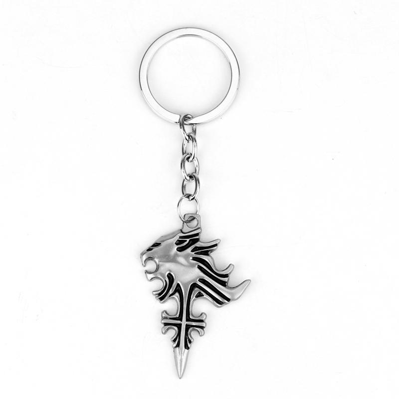 Game Final Fantasy 7 VII Remake Sword Keychain Zack Fair Weapon Cloud Strife Buster Sword Pendant Keyring Unisex Cosplay Prop