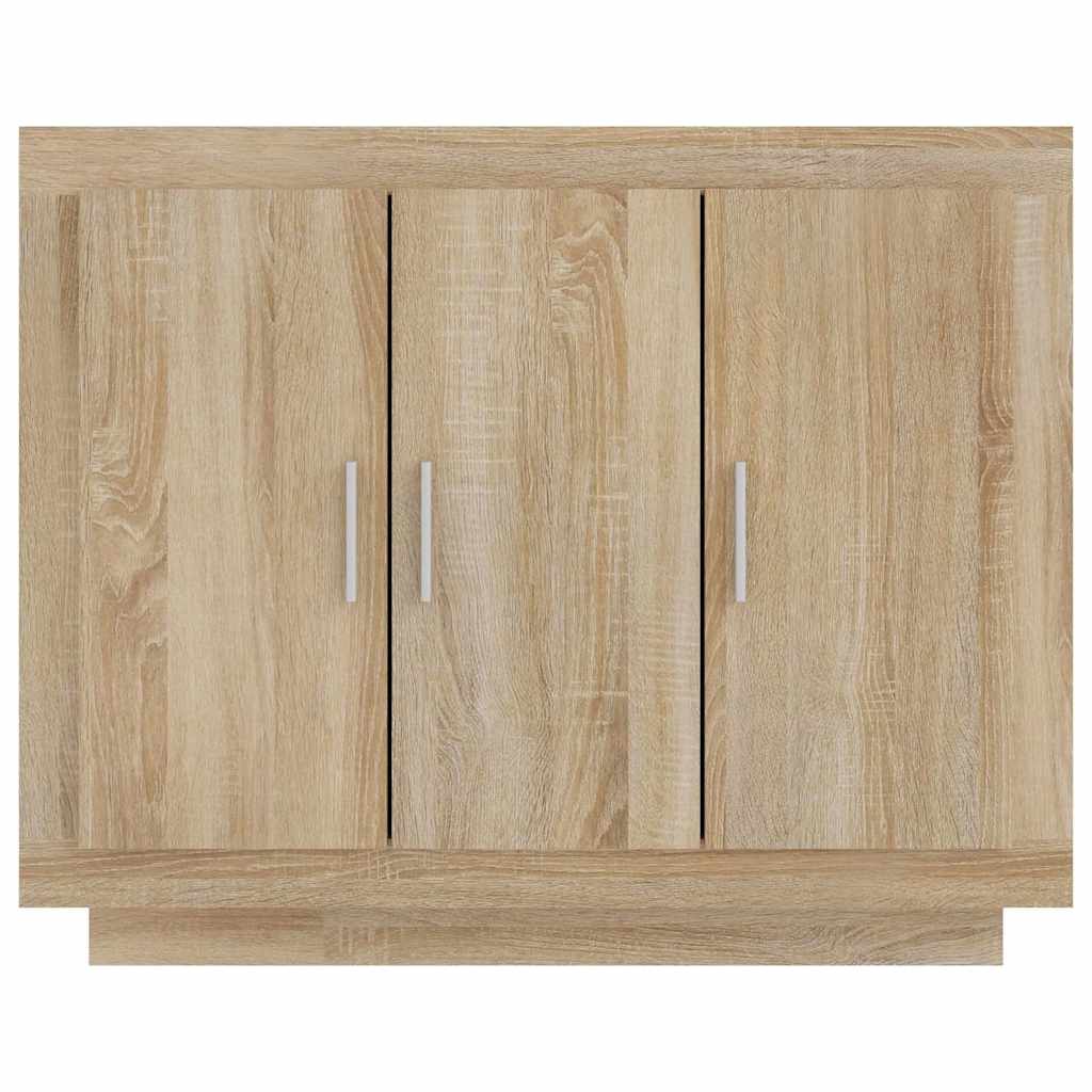 vidaXL Sideboard Sonoma-Eiche 92x35x75 cm Holzwerkstoff
