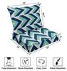 Vargottam Printed Outdoor Deep  Seat  Patio  Cushions Set 2pcs Seat Set All Weather Replacement