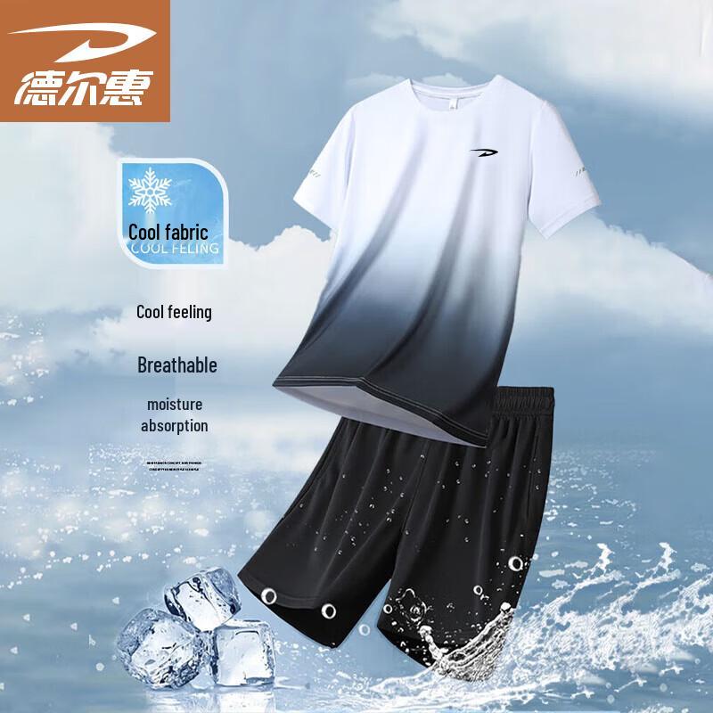 Deerhui Men s Casual Summer Sportswear Set 2XL