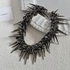 Punk Retro Thorn Thick Necklace Fashionable Men Women Choker Hip-Hop Personality Couple Jewelry Accessories Gift