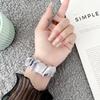 Chiffon Ice Silk Scrunchie Strap for Samsung/Moto/Apple/Huawei 18-22mm Watch