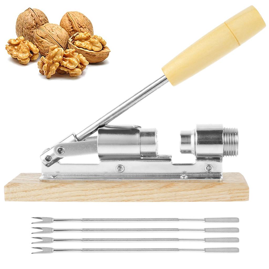 1 Pc Pecan Nut Cracker Tools Heavy Duty Filbert Walnut Nut Sheller Manual Walnut Nuts Cracker for Walnuts Pecans Kitchen Gadgets