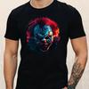 Футболка мужская Мотив Клоун-убийца Хлопок Размер от S до 5XL