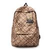 Schoolbag high value plaid star backpack women commuter leisure large capacity schoolbag light travel trend versatile backpack