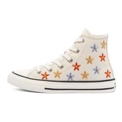 Chuck Taylor All Star High GS Jarní květiny Dětské Tenisky Krémové Přírodní-Ivory Egret 671099C