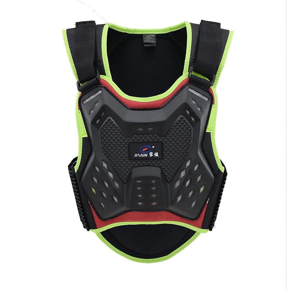 Kids Motocross Body Armor Vest with Gift Chest Back Knee Elbow Guard for Children 0.8-1.6M Baby Youth Protection