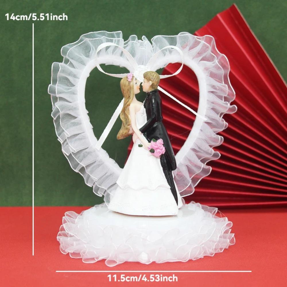 

Годовщина свадьбы Пара Жених Невеста Фигурки Автоаксессуары Валентина Украшения Украшение дома Полимерные изделия Подарок