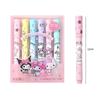 6Pcs/Box Highlighter Pen Set Kawaii Kuromi Melody Cinnamoroll Art Fluorescent Markers Pens School Stationery For Kids