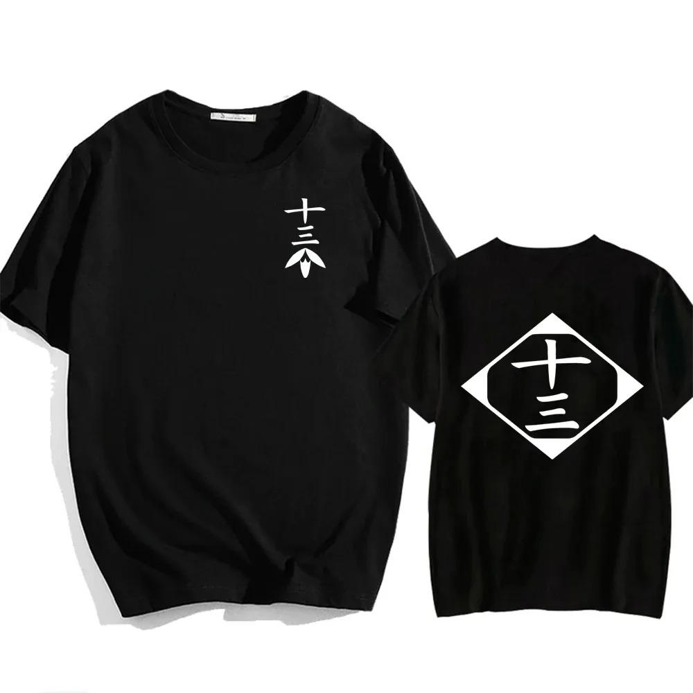 Hot Sale Anime Cotton T-Shirt Bleach Cosplay Shirt Zaraki Kenpachi Unisex Women O-Neck Short Sleeve Tee Fashion Tshirt For Fans