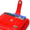 Original Women's Purse Made of Genuine Textured Leather CANPELLINI Wallet 21489 Red