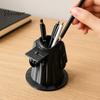 Creative Pen Holder Design Graduation Gown Holder, 3D Printed Grad Pencil Cup, Office Desktop Teacher Gift Organizer for Pens, Makeup Brushes,
