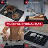 Thickened Silicone Stove Mat for Glass Top Stove Glass Cooktop Protector for Kitchen Range Covers Dish Drying Mats