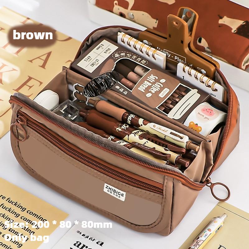 Prism Pencil Case Large Capacity Student Stationery Case Pencil Bag High Value Stationery Bag Multi-function Pencil Case