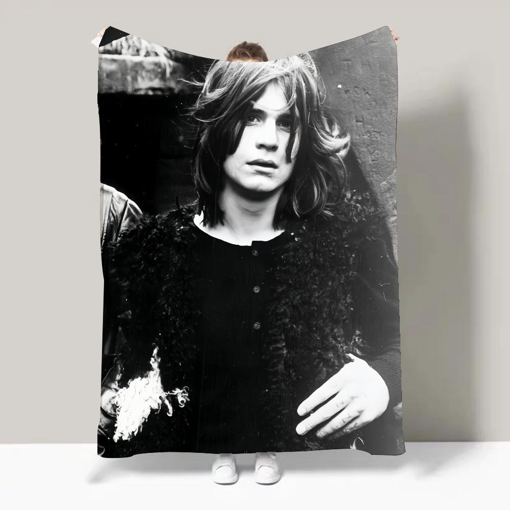 Rockový zpěvák O-Ozzy Osbourne Design deky Lehká Pro koleje, Dřímoty, Obývací pokoj, Kancelář, Pohovku, Celoroční