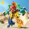 TOYLINX Dinosaur Building Blocks 691PCS Brick Toy 6 in 1 Education DIY Toys Robot for Children Kids Boy Birthday Christmas Gifts