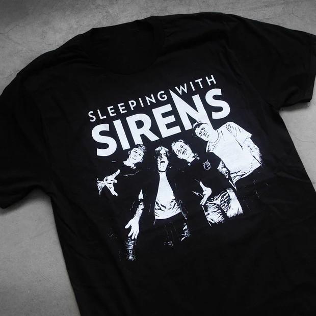 NEW Sleeping With Sirens band black T-shirt All sizes S-5Xl XA1001