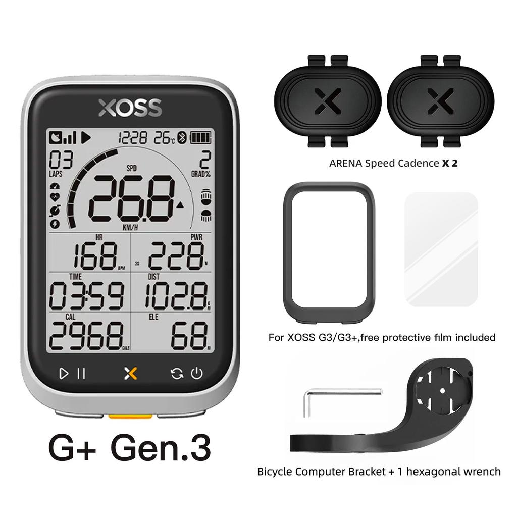 XOSS Nuevo G3 Gen3 GPS Ciclocomputador Velocímetro Rastreador Bluetooth Impermeable Bicicleta de Carretera Cadencia Velocidad Cuentakilómetros de Bicicleta