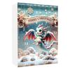 Christmas Countdown Calendar 24 Acrylic Dragon Pendant Set Xmas Gift Box Indoor/Outdoor Hanging Decoration