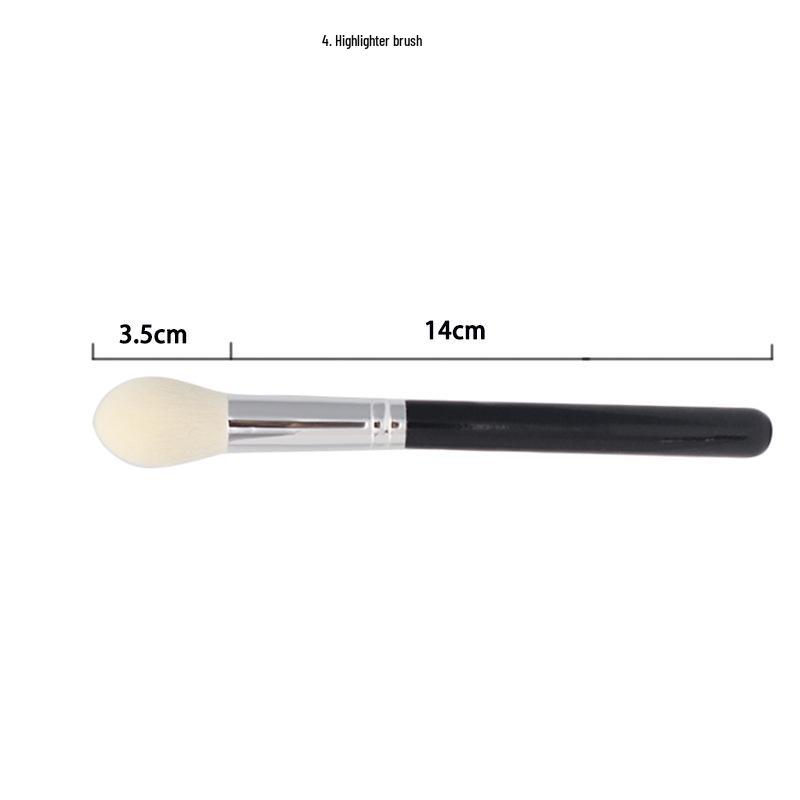 15-teiliges Make-up-Pinselset: Weiche Pinsel mit Puder- und Lidschattenpinseln für die Schönheit.