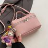 Wholesale New Korean Simple Lychee Pattern Portable Small Square Bag Fashion Versatile Premium Temperament Crossbody Women's Bag