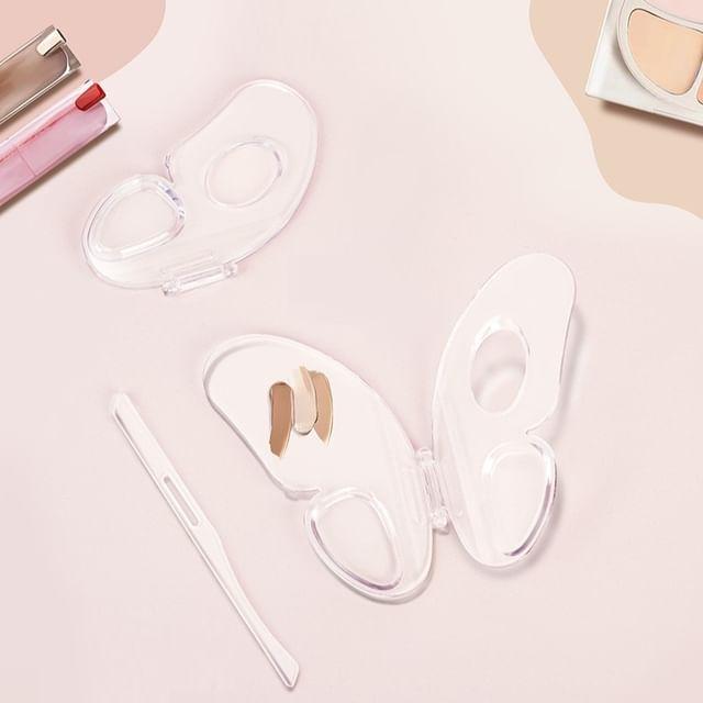 

Coolkiss - Set: Butterfly Acrylic Makeup Palette + Spatula + Bag Transparent