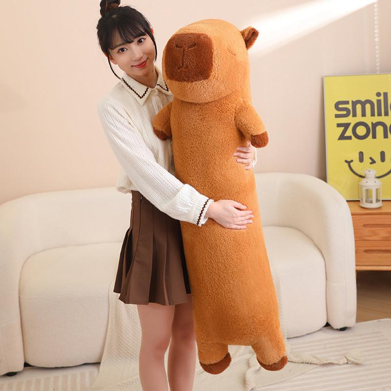 Plush Capybara Toy Stuffed Animal Pillow Relaxation Occasions Birthday Gift