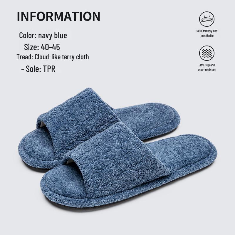 Breathable Non-Slip Indoor Slippers for Men & Women - Soft, Silent, Sweat-Absorbing, Perfect for Spring and Autumn