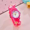 Children's Waterproof Quartz Watch with 3D Silicone Strap for Toddlers and Kids