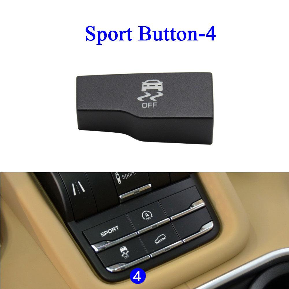 Car Front Console Drive Mode Suspension Sport Button Center Traction Control Switch For Porsche Cayenne 7P5 2010-2018