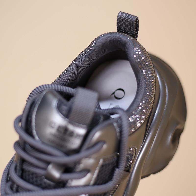 Women's European-Style Height-Increasing Dad Shoes, Fall 2025 Fashion, Small Size Sneakers