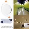 LED 7W Sensor Ceiling Embedded Panel Light Human Body Motion Sensor Light AC85?265V